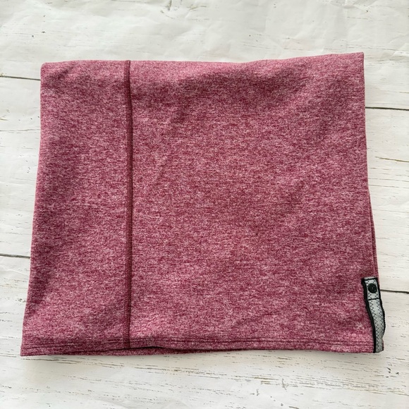 Lululemon Vinyasa Scarf Snap Adjustable Heathered Grape Bordeaux One Size - Picture 2 of 3